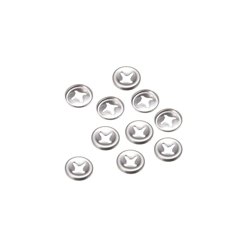 sourcing map M3 Washer 2.5mm I.D. 10mm O.D. Internal Tooth