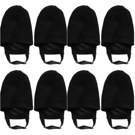 Kisangel 4 Pairs Bowling Shoe Slider Bowling Shoe Slipping Covers Bowling Shoe Protectors for Men Women Elastic Band Creates