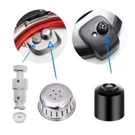 Steam Release Handle, Original Float Valve Replacement Parts with 3 Silicone Caps for Instant Pot Ultra 3, 6, 8 Qt，Instant Pot Duo/Duo Plus 3, 5, 6 Qt by ZYLONE
