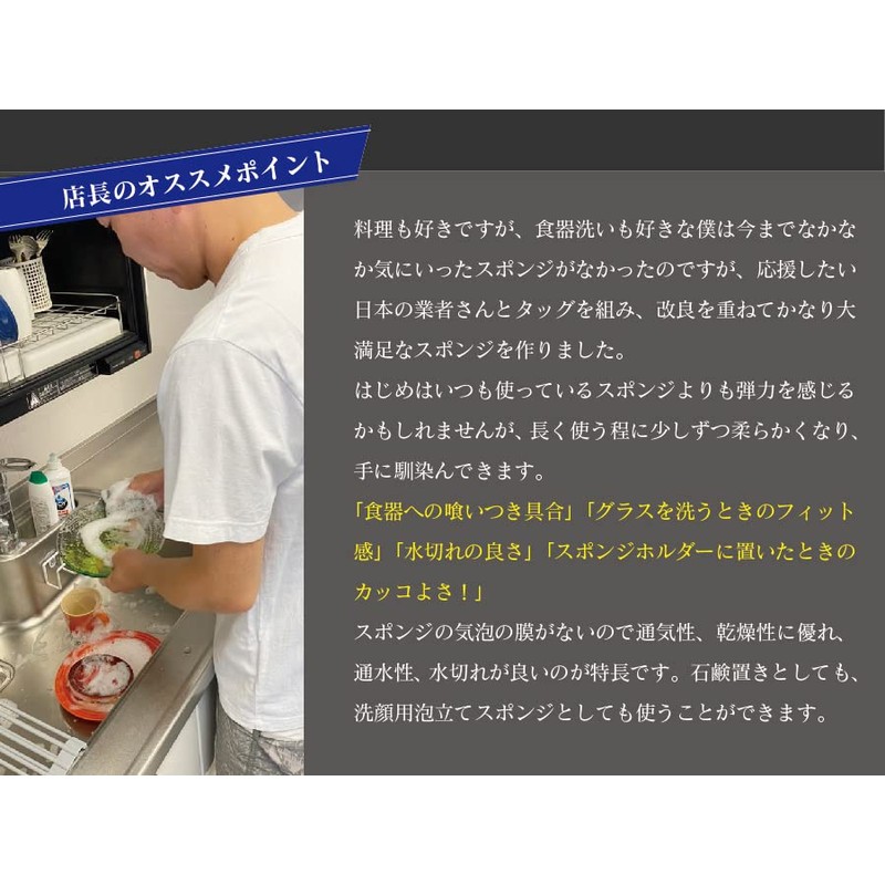 Kitchen Sponge Revolution (Set of 2 (Black))