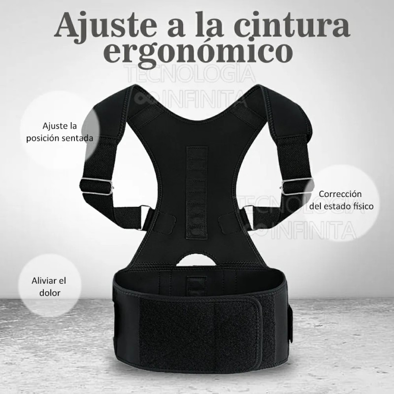 Magnética Corrector Postura Para Hombres Y Mujeres Ajustable