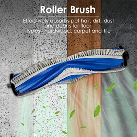 (8 Pack) N20 Plus Replacement Parts Compatible With ECOVACS DEEBOT N20 plus/ N20 Pro Plus Robotic Vacuum Cleaner, 1 Roller Brush, 2 Side Brushes, 3 HEPA Filters, 2 Mop Pads, Accessories Kit