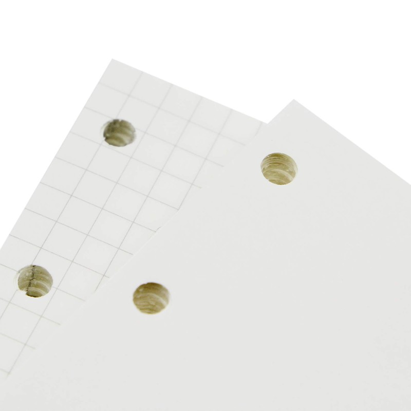 4 PCS Mini 3-Ring Binder Covers Notebook Refiller Insert Paper,2