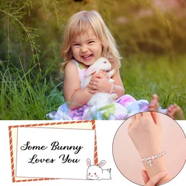 HGDEER Easter Gifts, Easter Bunny Gifts Easter Basket Stuffers for Toddler Easter Gifts for Kids Little Girls