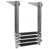 YACHARIES Boat 4 Step Ladder 316 Stainless Steel Folding Ladde,