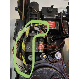 Hasbro Ghostbusters Afterlife Haslab Proton Pack Black and Yellow Wire Sleeve Loom Mod
