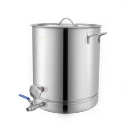 16 Gallon Stainless Steel Brewing Kettle Tri Ply Bottom Ball Valve Beer Home Brewing KitNumber Of Filter Plates: 1, Capacity: 16 Gallons