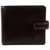 Mens Italian Leather Stylish RFID Protected Tabbed Wallet by Visconti