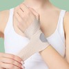Thin Wrist Support Brace for Tendinitis, Carpal Tunnel, Postpartum, CrossFit, Tennis, Golf, Gym, and Taping Nurse Black 3ea
