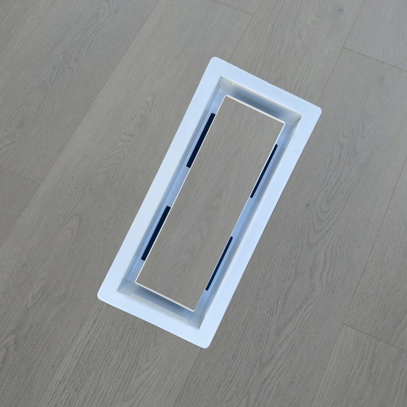 Floor Register 4x10 Modern Vent Covers Tile Insert Cover Steel