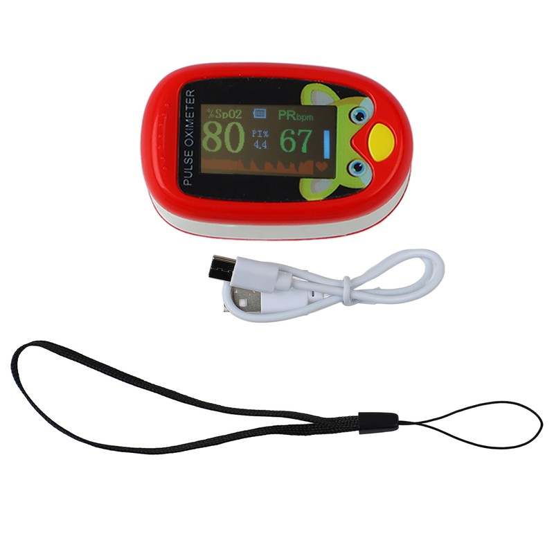 Fingertip Clip Oximeter 6 Modes Automatic USB Charging LED Blood