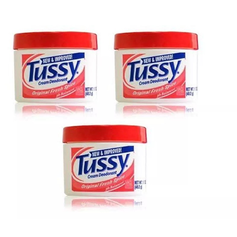 Tussy Cream Deodorant Original Fresh Spice (W/ RED OR WHITE