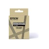 Epson Label Cassette, Matte Label Tape LK-4WBJ Black on White,