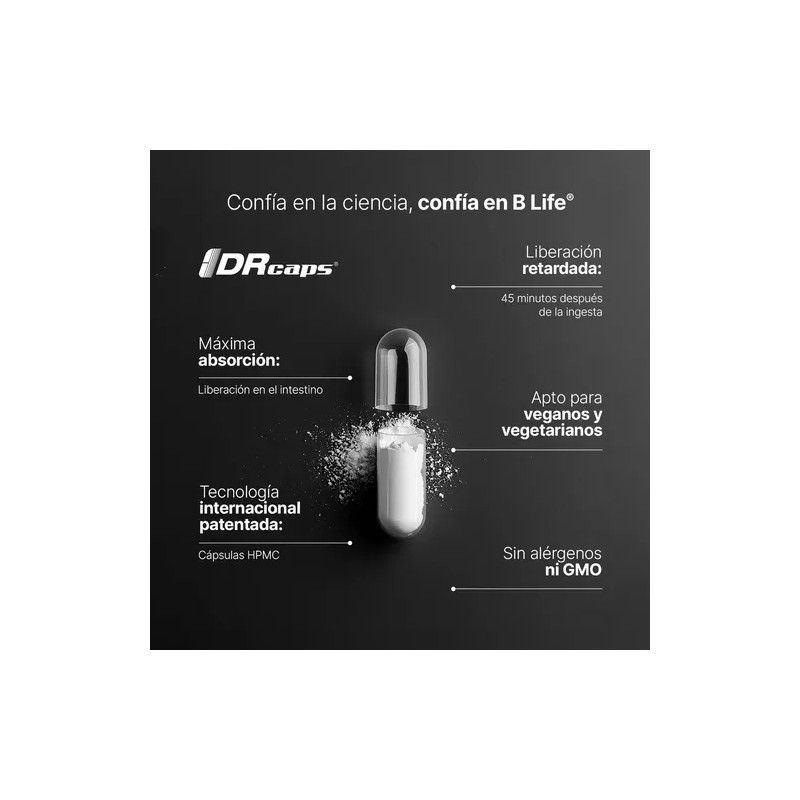 60 Billones De Probióticos/prebióticos 120 Cápulas B Life