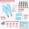 2 Pack Cake Decorating Kit, 12-Piece Set with Reusable Piping