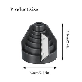 Dokpav One-Handed Operation Pipe Chamfer Tool for 20-63 mm, No Power Required Plastic Pipe Deburring Tool, Deburring External Chamfer Tool for PVC, ABS, CPVC, PP, PE, PB Pipe