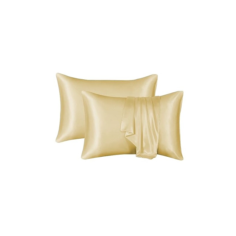 Luxurious Silky Satin Pillowcase for Hair and Skin - Set