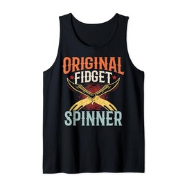 Original Fidget Spinner Quote for a Butterfly Knife expert Tank Top