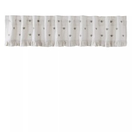 Unbranded New Cottage Farmhouse RUFFLED HONEY BEE VALANCE Curtain Topper
