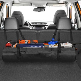 AiQInu Kofferraum Organizer, Autositz Organizer 1680D Oxford-Stoff Großen Kapazität Storage Bags, Faltbar Rücksitz Hängende Rücksitz Organizer für Autos, SUVs, LKWs und Vans