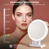 Auxmir 1X/30X Magnifying Mirror with Light, Double Sided Makeup Mirror