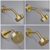Wall Mounted Shower Arm Extension Head Holder Stainless Stee for