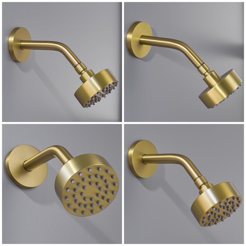 Wall Mounted Shower Arm Extension Head Holder Stainless Stee for