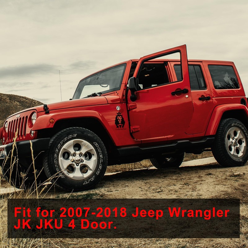 ETL INDUSTRIES Door Hinges Kit for Jeep Wrangler JK JKU