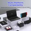 2.4 GHz Wireless SNES Switch Online Controller, USB Receiver, Compatible