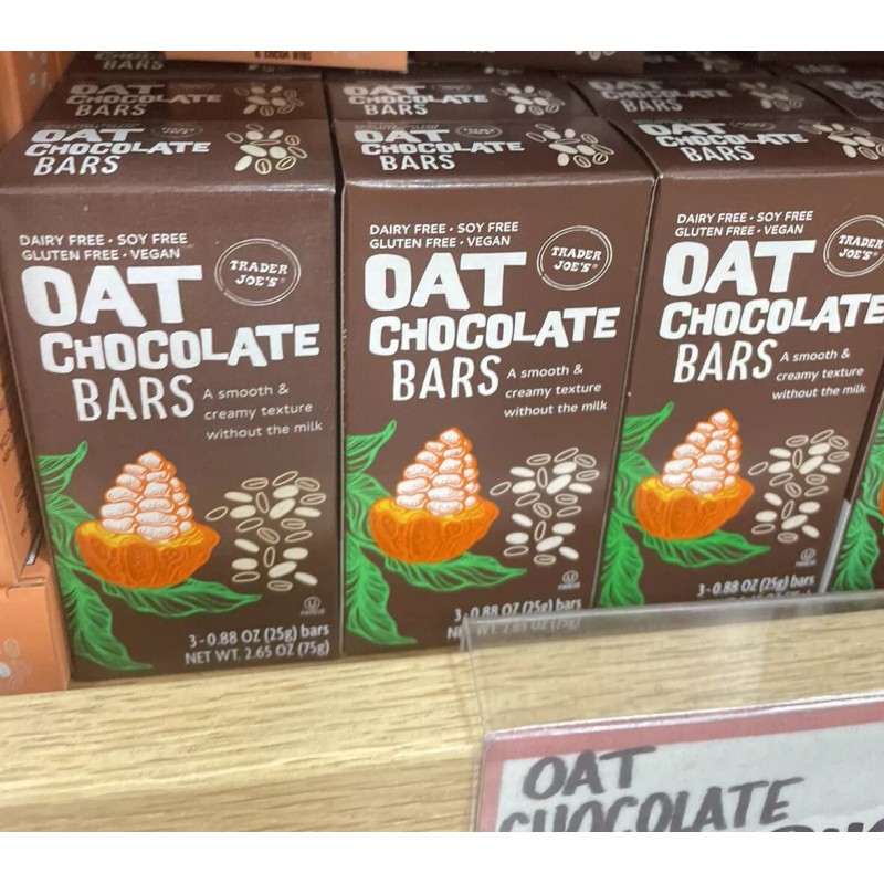 Trader Joe's 3 Lot - New Trader Joe’s Oat Chocolate