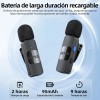 Sistema de micrófono inalámbrico Boya BY-v2 para iOS 2.4G con