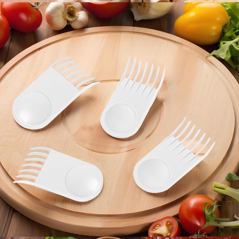 2Pcs Vegetable Kitchen Knife Cleaning Tool Fork Supplies, Salad Chopper