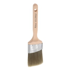 Richard 80763 Oval Angled Paint Brush with Long Sash Wood Handle, 21/2"