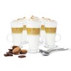 Sendez 6 Latte Macchiato Glasses Coffee Glasses Tea Glass