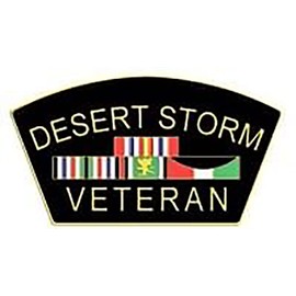 Desert Storm Veteran Bike Motorcycle Hat Cap Lapel Pin HP4998