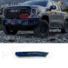 GMC 1PC Gloss Black Front Bumper AT4X Emblems Fit GMC