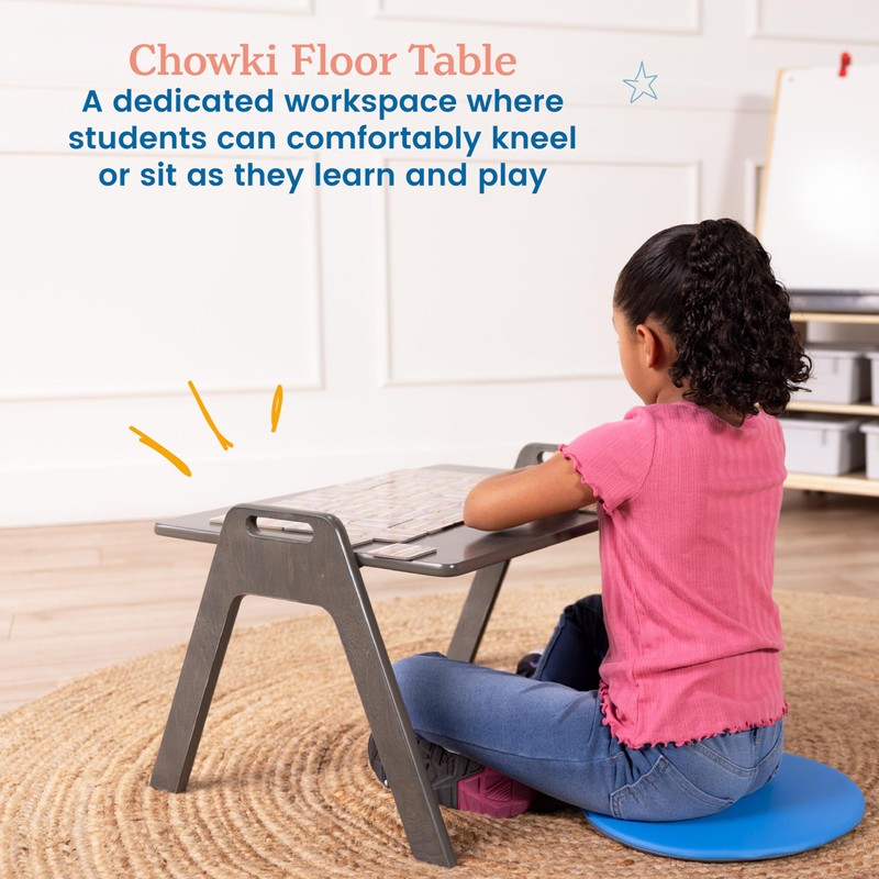 ECR4Kids Table2Go, Lap Desk, Grey Wash