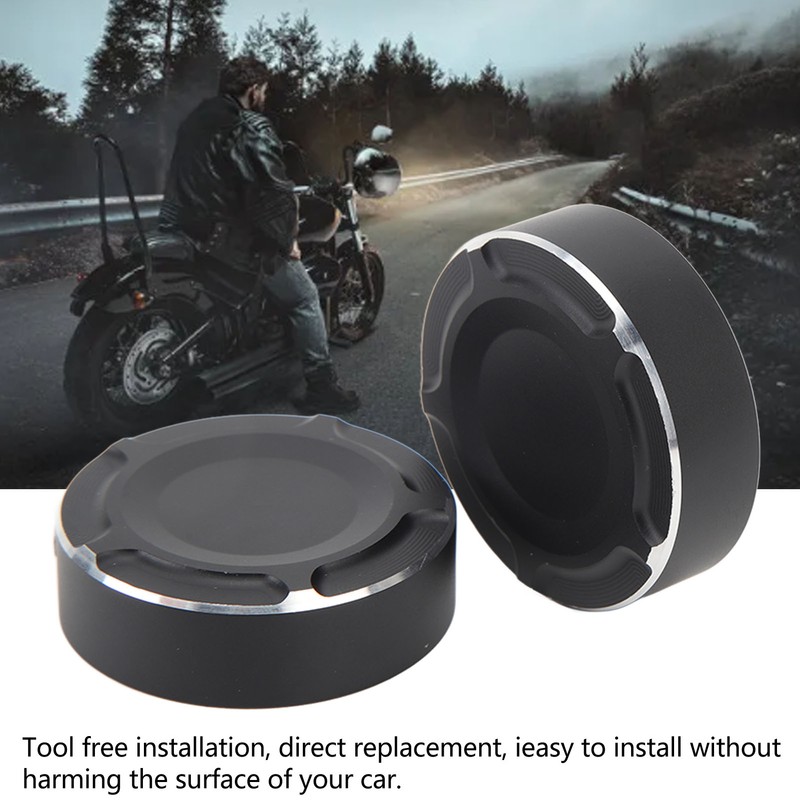 2Pcs Front Fork Stem Cover Durable Delicate Look Upper Fork