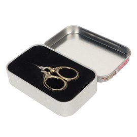 Buachois Sewing Mini Scissors, Stainless Steel Mini Vintage Pocket Scissors, Sewing Mini Scissors, Stainless Steel Vintage Pocket Embroidery Scissors