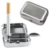 VOVCIG Upgrade Portable Pocket Ashtray Windproof Ashtray with Lid Stainless