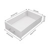 Drawer Unit, 6/3-Tier Steel Organizer on Wheels for Office, 3