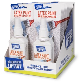 Motsenbocker's Lift Off 41345-12PK Latex Paint Remover Spray Removes Latex Paint and Enamel, Works on Multiple Surfaces, Water-Based, Biodegradable, 4.5 Fl Oz, Pack of 12