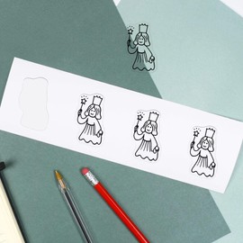 'Fairy Godmother' Clear Sticker Decal – Waterproof Film for Windows, Cars, Walls & Crafts, XL (460mm) (DC00050332)