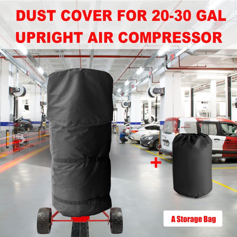 20-30 Gallon Air Compressor Cover, 600D Oxford Fabric Waterproof &