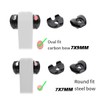 Ahvqevn Bicycle Seatpost Clamp Carbon Saddle Rail Adapter 7x7mm Bicycle