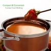 Electric Chocolate Fondue Maker Set - 1000W Warmer Machine Kit