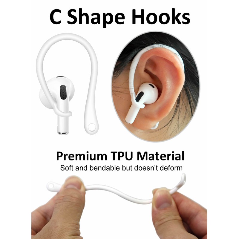 A-Focus Anti-Slip Set for AirPods 3rd Replacement Silicone Adjustable Ear