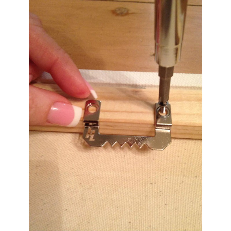 HangZ Canvas Flat Mount Sawtooth Hanger 20lb 10pc per package