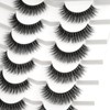 Happy Heartbeat 3D Clear Band False Eyelashes, Cat Eye, Wispy,