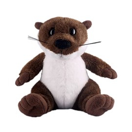 Plushland 8 Inch Soft Plush Stuffed Animals Study Buddy Toys, Wonderful Friends for Kids Children Toddler,Good Partner for School Closures,Distance Learning,Home Activities. (Otter)